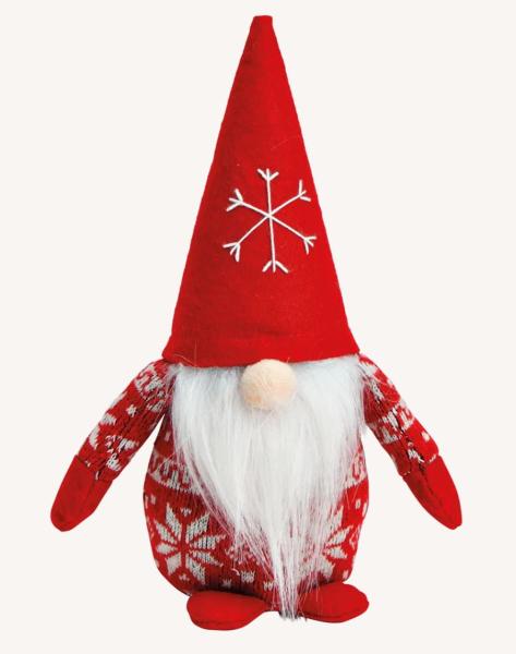 Weihnachtswichtel Rot 40 cm hoch